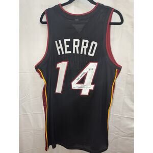 Tyler Herro Boy Wonder Miami Heat Signed Autograph Custom Jersey Beckett Witness